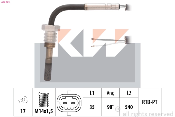 Sensor, exhaust gas temperature (422 373)