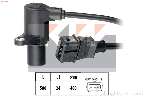 Sensor, crankshaft pulse (453 297)