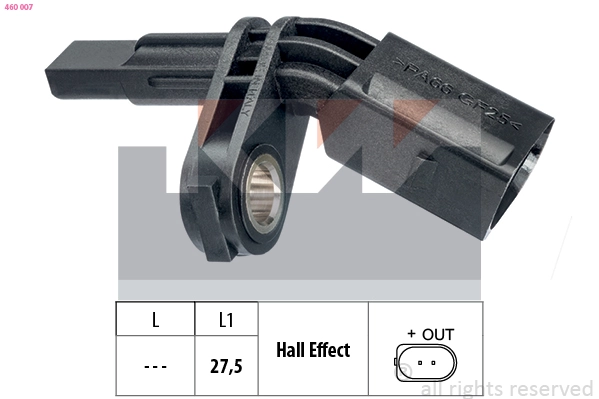 Sensor, wheel speed (460 007)