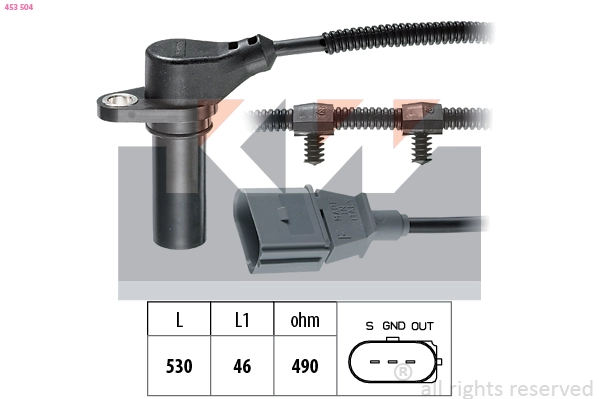 Sensor, crankshaft pulse (453 504)