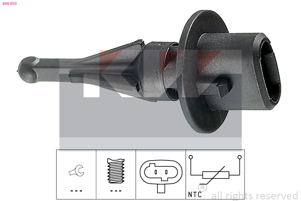 Sensor, intake air temperature (494 010)