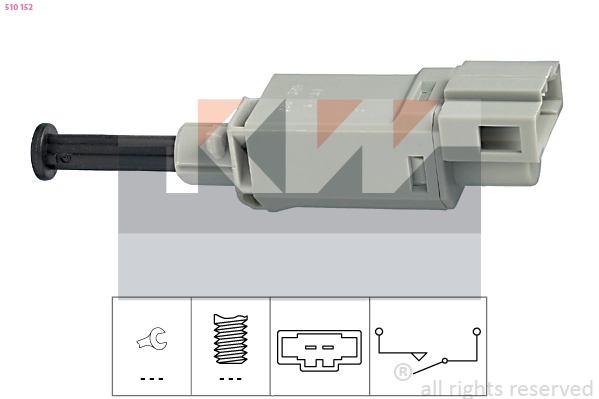 Switch, clutch control (cruise control) (510 152)