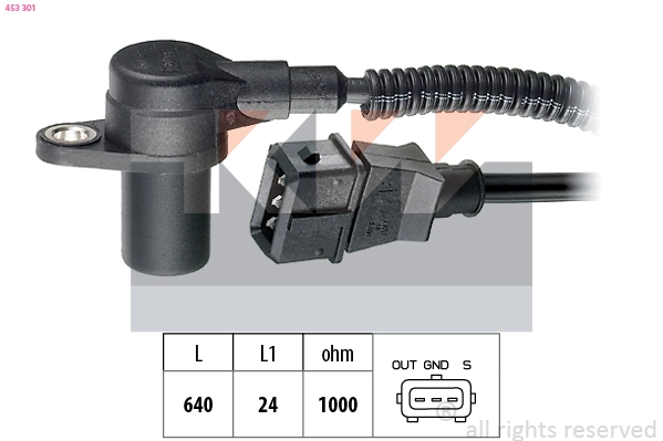 Sensor, crankshaft pulse (453 301)