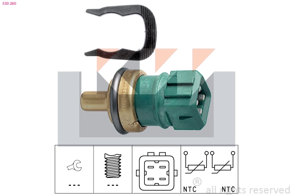 Sensor, coolant temperature (530 260)