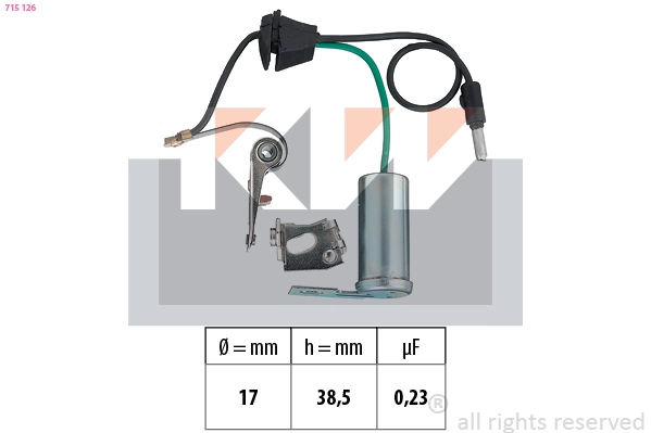 Contact Breaker, distributor (715 126)