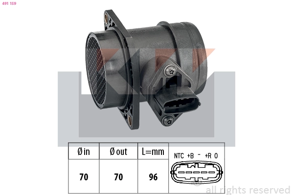 Mass Air Flow Sensor (491 159)
