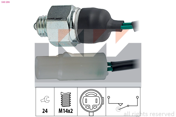 Switch, reverse light (560 206)