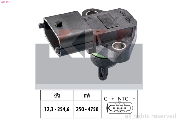 Air Pressure Sensor, altitude adaption (493 131)