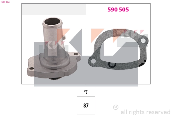 Thermostat, coolant (580 124)