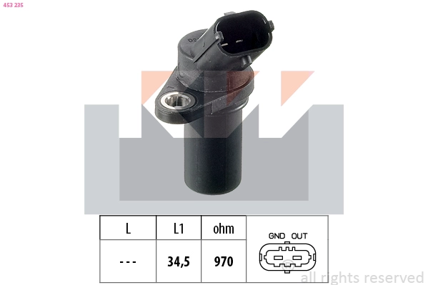 Sensor, crankshaft pulse (453 235)