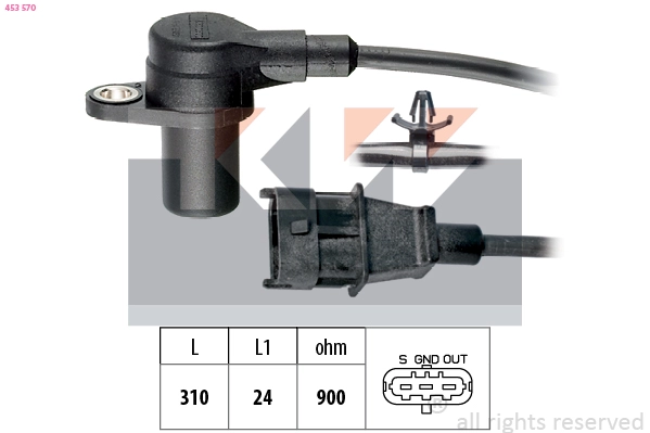 Sensor, crankshaft pulse (453 570)