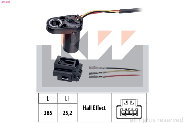 RPM Sensor, automatic transmission (453 855)