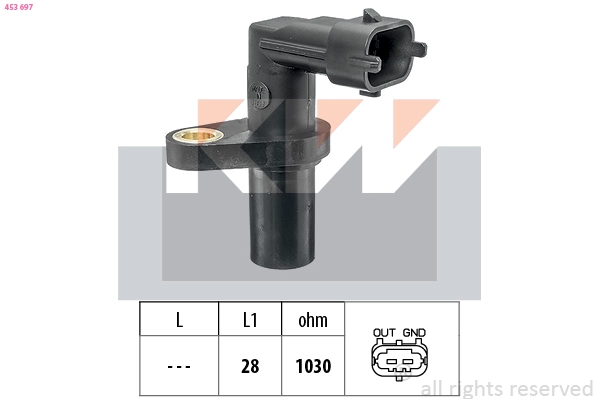 Sensor, crankshaft pulse (453 697)