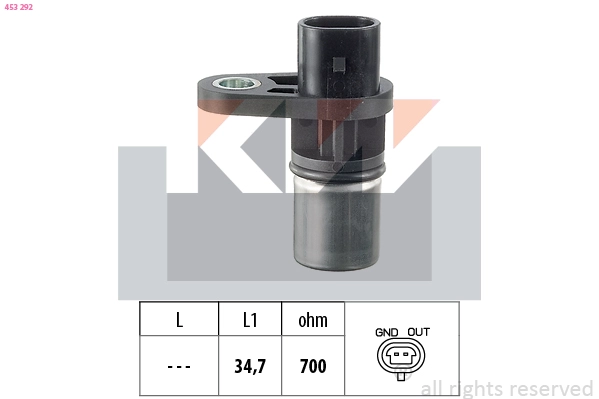 Sensor, crankshaft pulse (453 292)