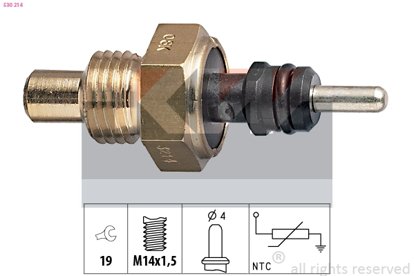 Sensor, coolant temperature (530 214)