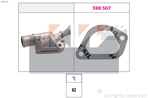 Thermostat, coolant (580 154)