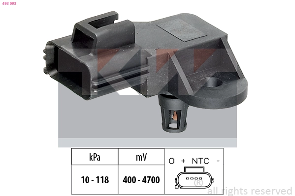 Air Pressure Sensor, altitude adaption (493 093)