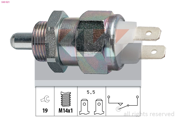 Switch, reverse light (560 021)
