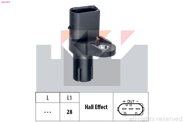 Sensor, crankshaft pulse (453 473)