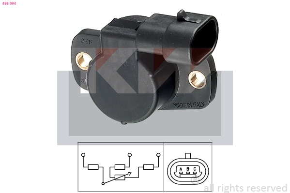 Sensor, throttle position (495 094)