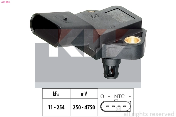 Air Pressure Sensor, altitude adaption (493 083)