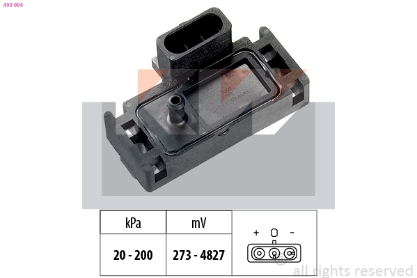 Air Pressure Sensor, altitude adaption (493 004)