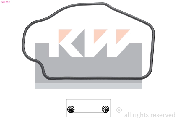 Seal, thermostat (590 552)