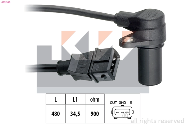 Sensor, crankshaft pulse (453 168)