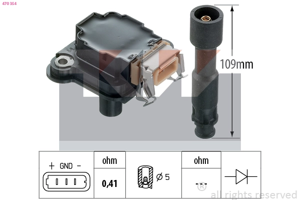 Ignition Coil (470 354)