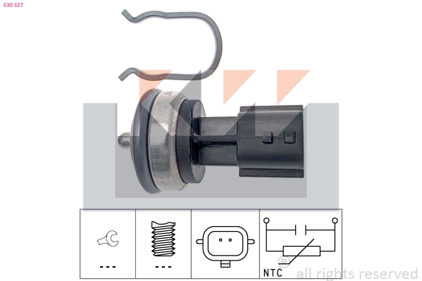 Sensor, coolant temperature (530 337)