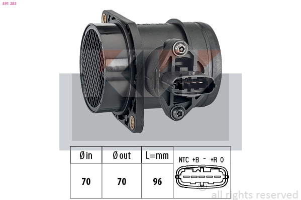 Mass Air Flow Sensor (491 283)