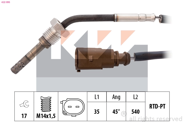 Sensor, exhaust gas temperature (422 095)