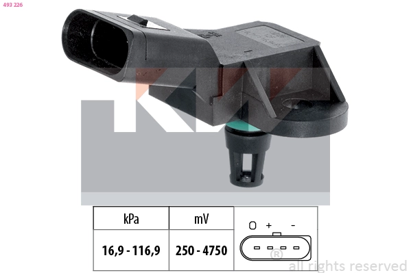 Air Pressure Sensor, altitude adaption (493 226)