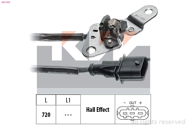 Sensor, camshaft position (453 355)