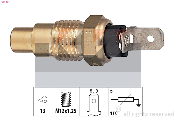 Sensor, coolant temperature (530 121)