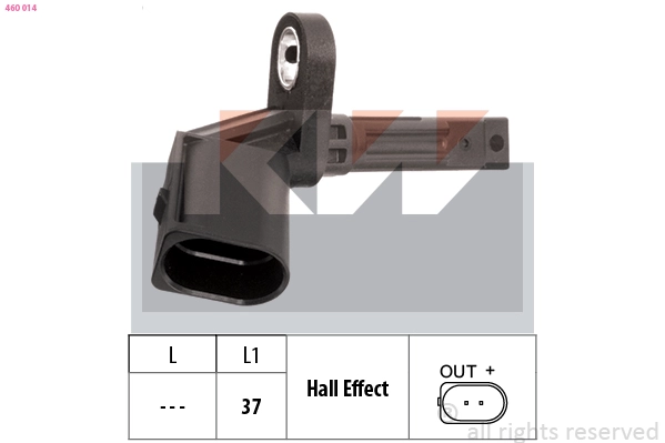 Sensor, wheel speed (460 014)