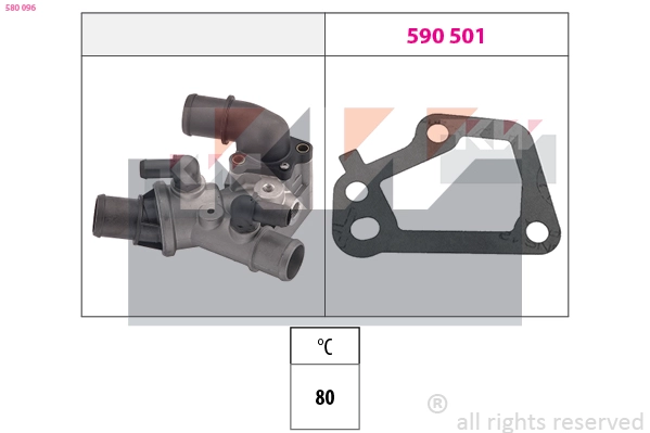 Thermostat, coolant (580 096)