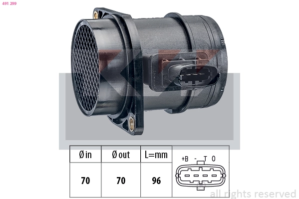 Mass Air Flow Sensor (491 299)