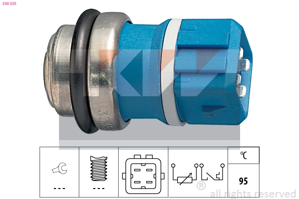 Sensor, coolant temperature (530 535)