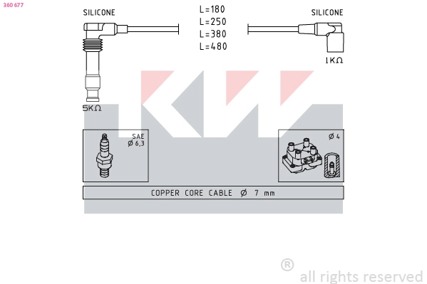 Ignition Cable Kit (360 677)