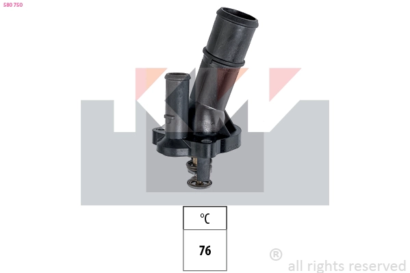 Thermostat, coolant (580 750)