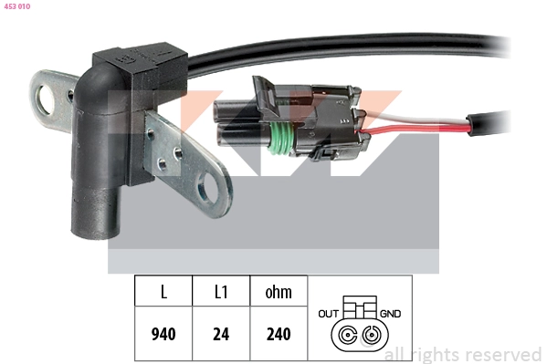 Sensor, crankshaft pulse (453 010)