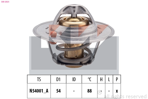 Thermostat, coolant (580 202S)