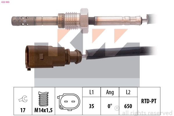 Sensor, exhaust gas temperature (422 065)