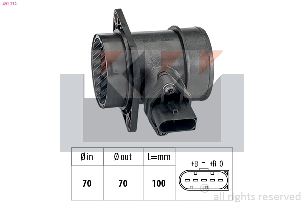 Mass Air Flow Sensor (491 212)