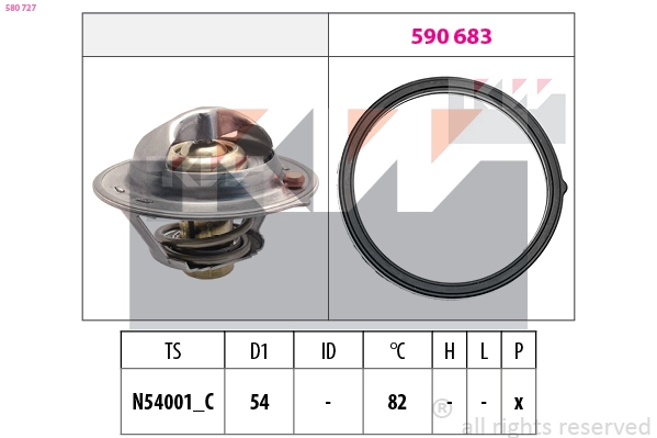 Thermostat, coolant (580 727)