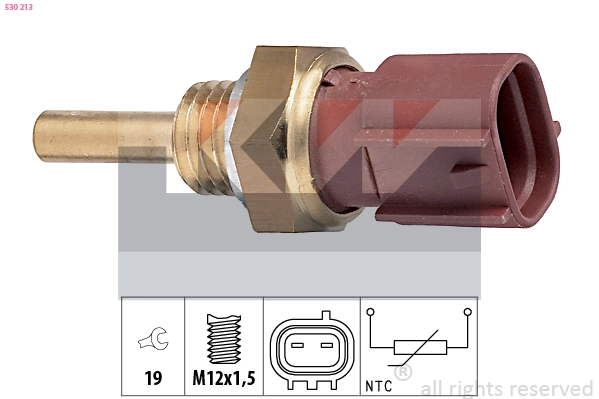 Sensor, coolant temperature (530 213)