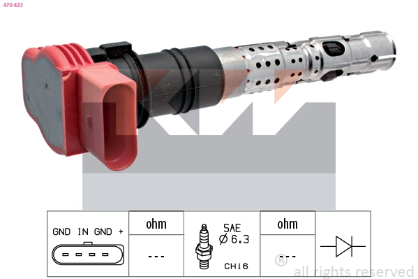 Ignition Coil (470 433)