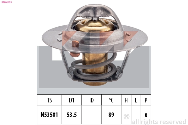 Thermostat, coolant (580 416S)