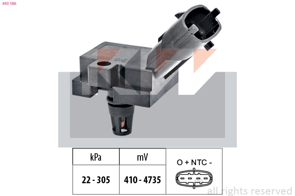 Air Pressure Sensor, altitude adaption (493 186)